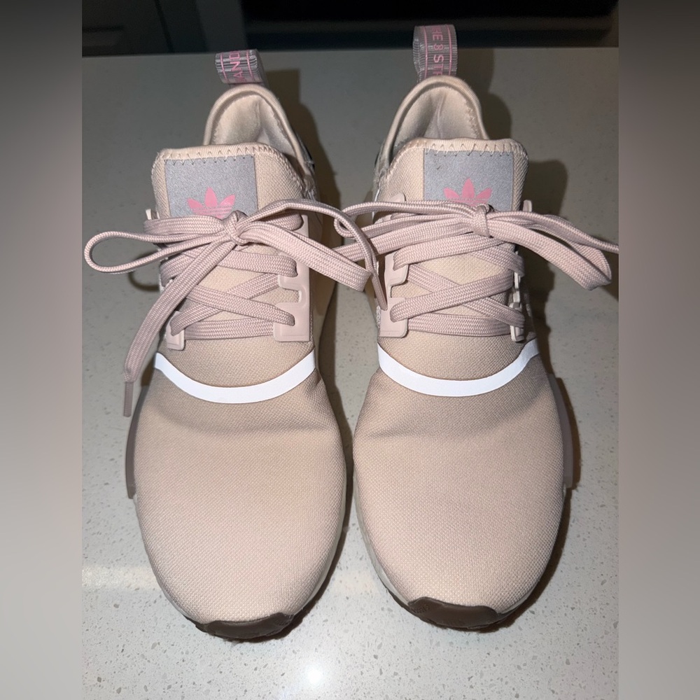adidas Women's Blush Pink NMD_R1 Sneakers - Picture 2 of 8